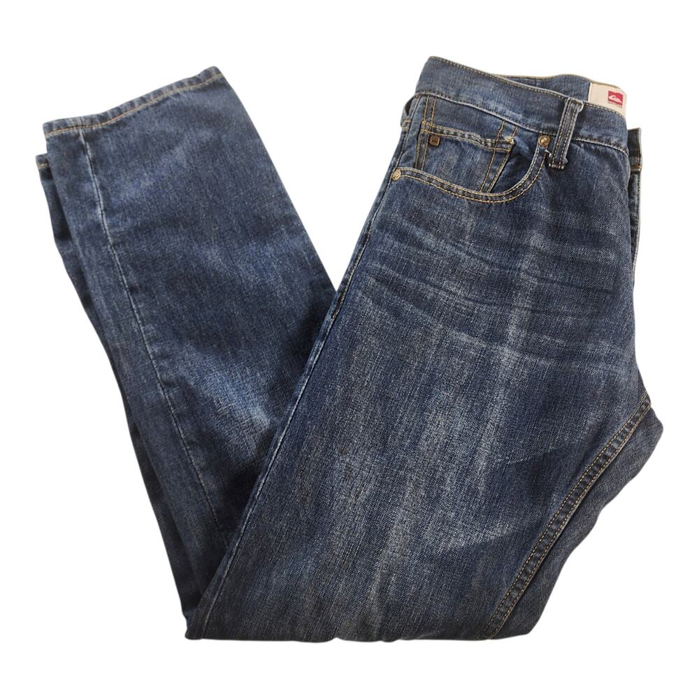 Quiksilver Men's Jeans Regular Fit 31 x 32 Dark-Wash